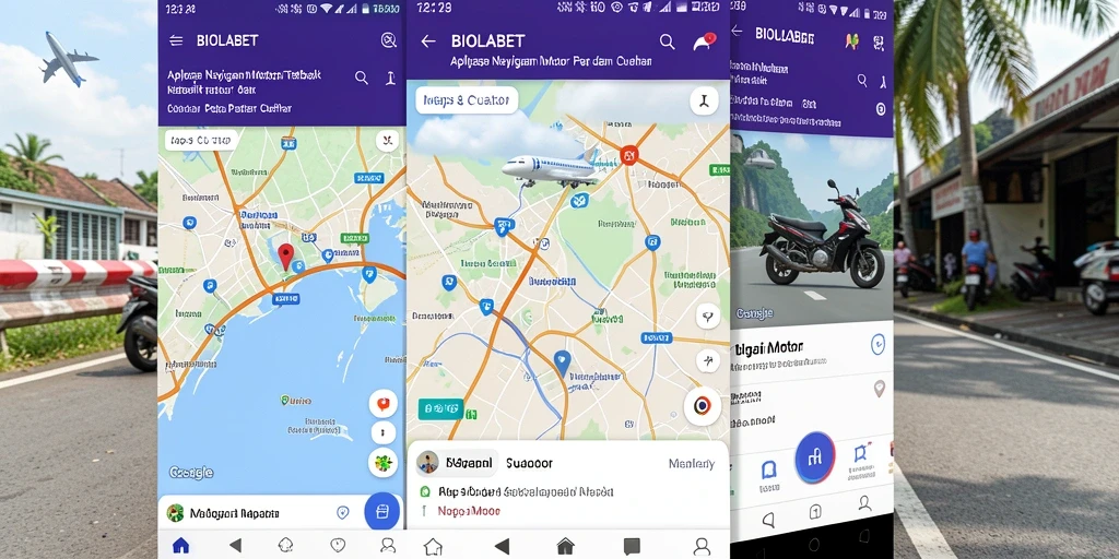 Antarmuka BIOLABET dengan fungsi navigasi motor yang intuitif.